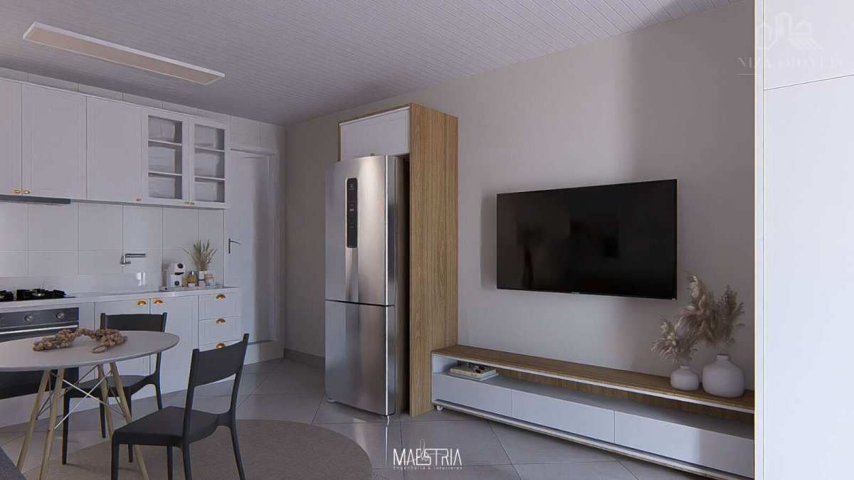  - Studio para alugar em Piraquara, Vila Ipanema, com 1 quarto, 34m²